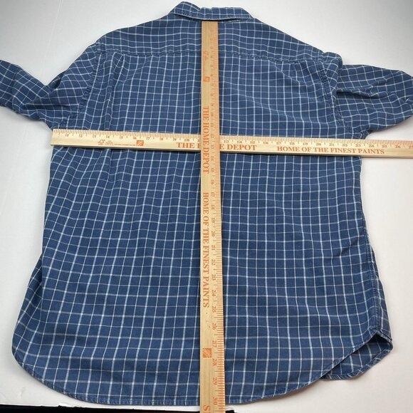 Faherty Men's Blue Plaid Long Sleeve Button Down Shirt Size Xl Light Flannel - Picture 4 of 9